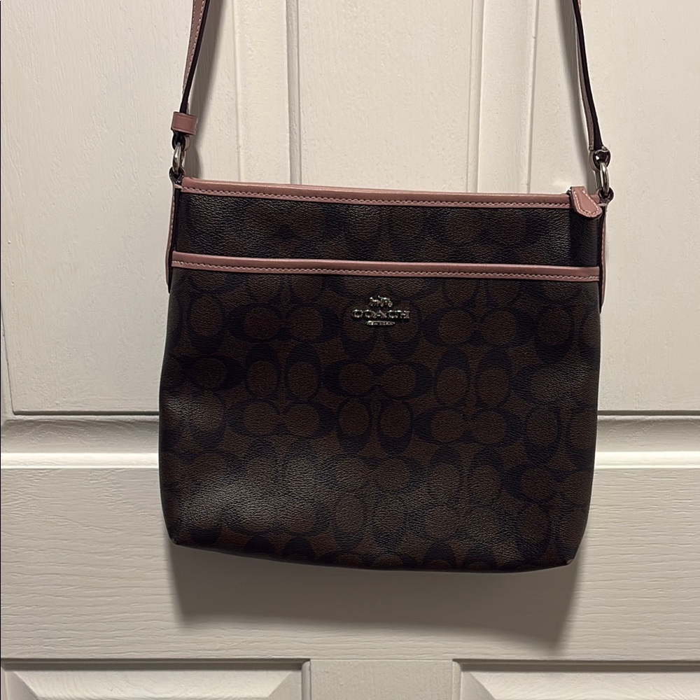 Coach Brown and Pink Women's Bag